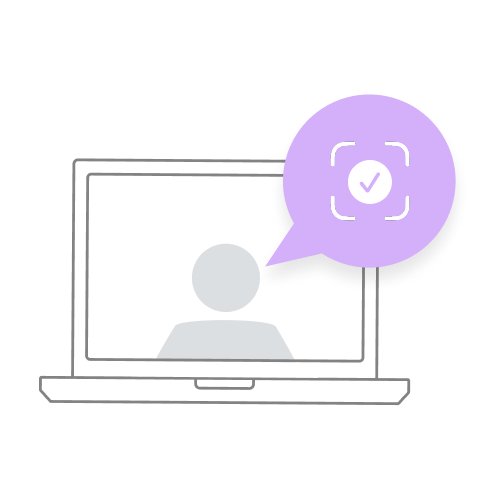 얼굴 인식 아이콘